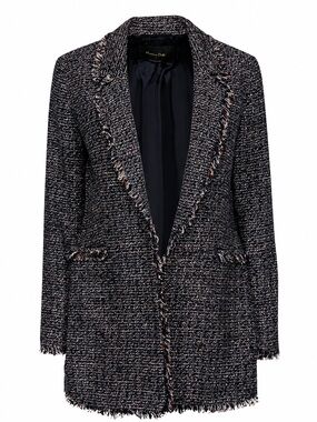 Massimo Dutti Blazer Tweed Chanel Inspired